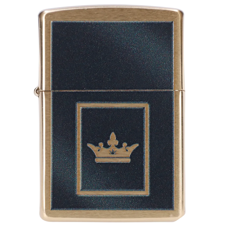 Queen of Bud Black Obsidian Flame of Dreams Zippo