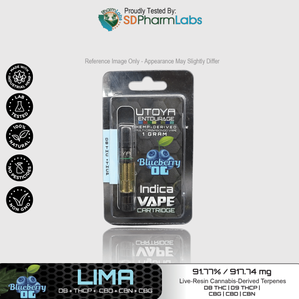 Utoya | Live Resin Delta 8 THC Vape Cartridge - 1g Best Sales Price - Vape Cartridges