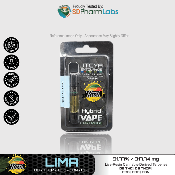 Utoya | Live Resin Delta 8 THC Vape Cartridge - 1g Best Sales Price - Vape Cartridges