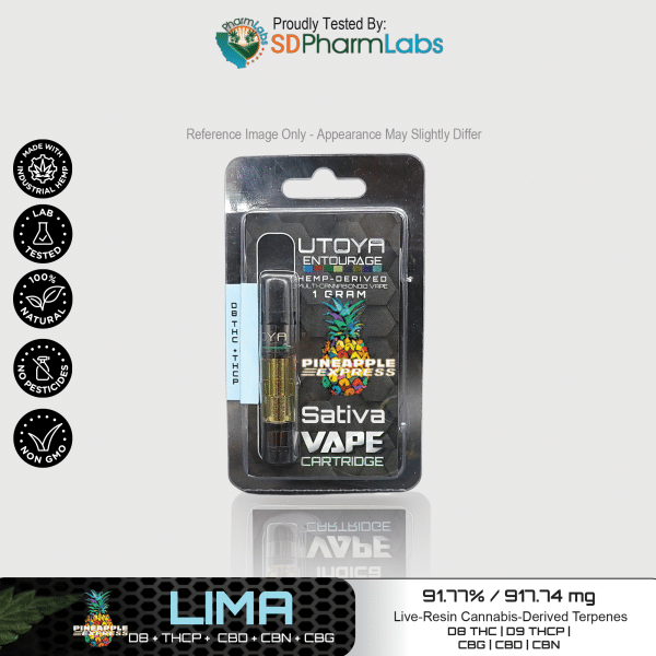 Utoya | Live Resin Delta 8 THC Vape Cartridge - 1g Best Sales Price - Vape Cartridges