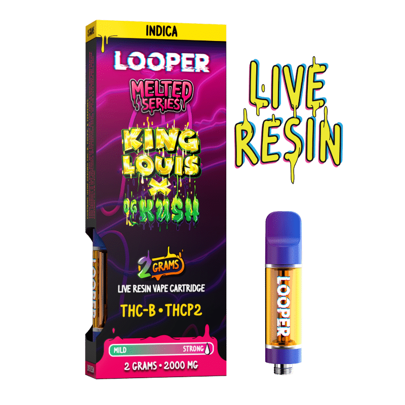 Melted Series 2g Cartridge: King Louis x Og Kush by Looper Vape