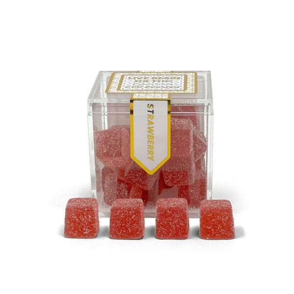 TribeTokes 3-Pack Live Resin Delta 8 THC Gummies | 600mg | CBD-Boosted | Strawberry (Save $20) Best Sales Price - Gummies