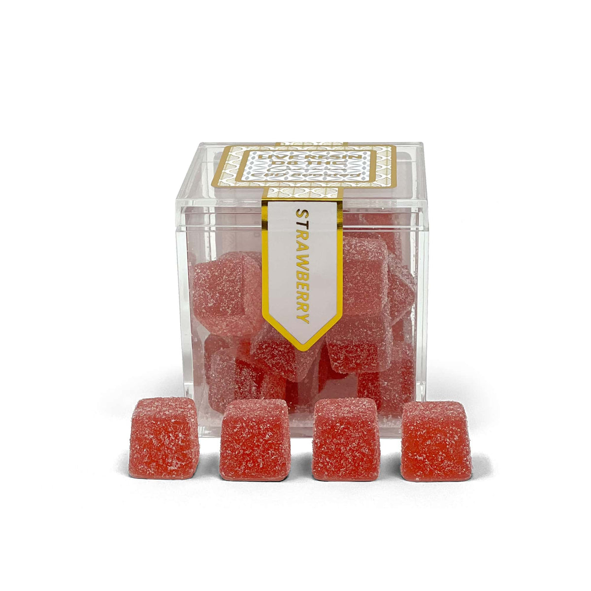 TribeTokes 3-Pack Live Resin Delta 8 THC Gummies | 600mg | CBD-Boosted | Strawberry (Save $20) Best Sales Price - Gummies