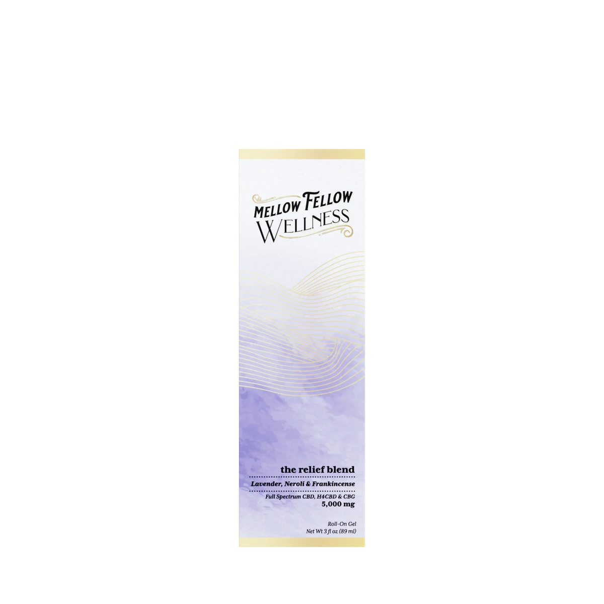 Wellness Roll On Gel - Relief Blend - Lavender, Neroli + Frankincense - 5000mg Best Sales Price - Topicals