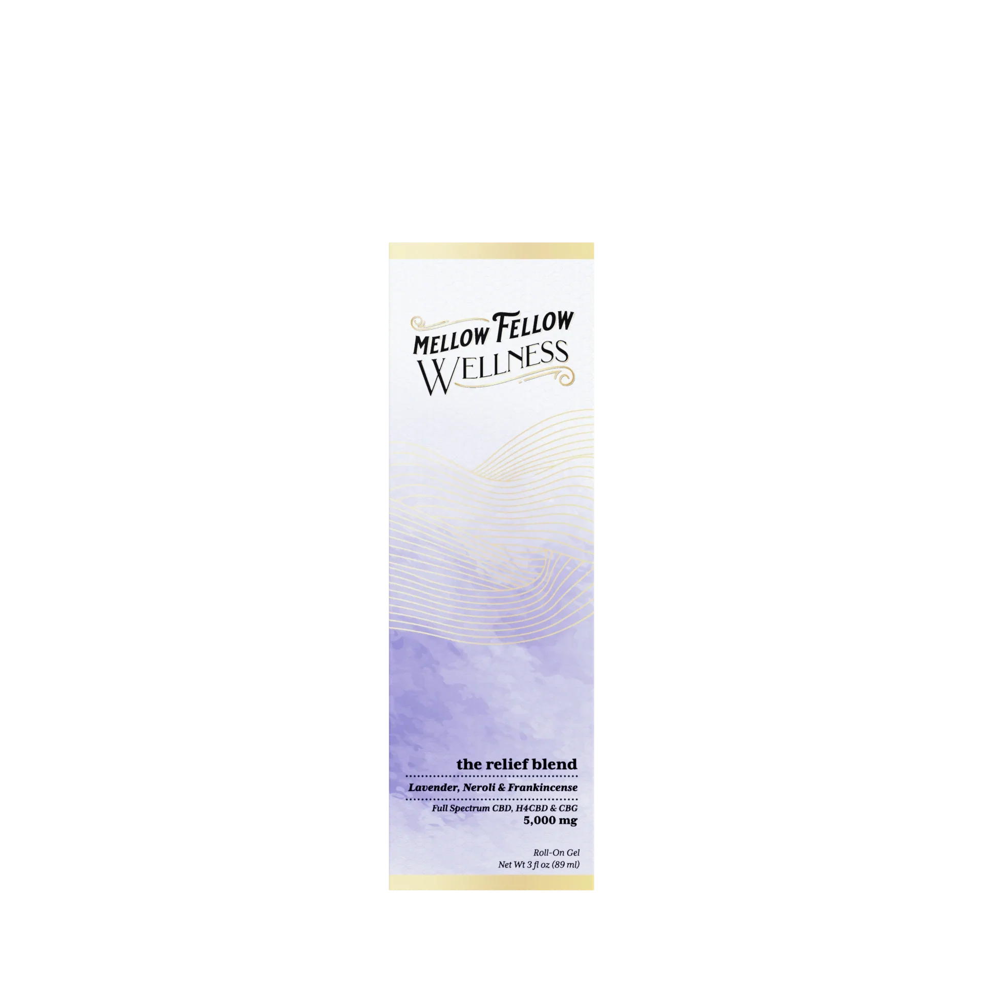 Wellness Roll On Gel - Relief Blend - Lavender, Neroli + Frankincense - 5000mg Best Sales Price - Topicals