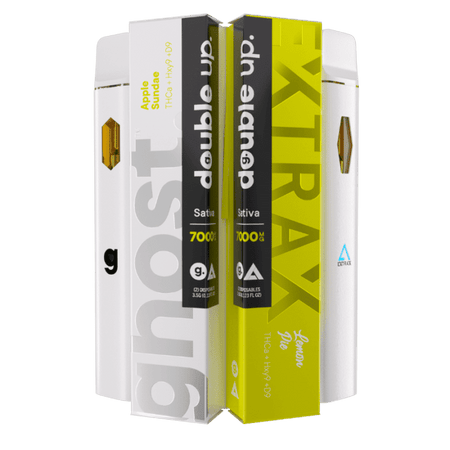 THCA Disposable 2 Pack (Two 3.5G Devices) Ghost Best Sales Price - Vape Pens
