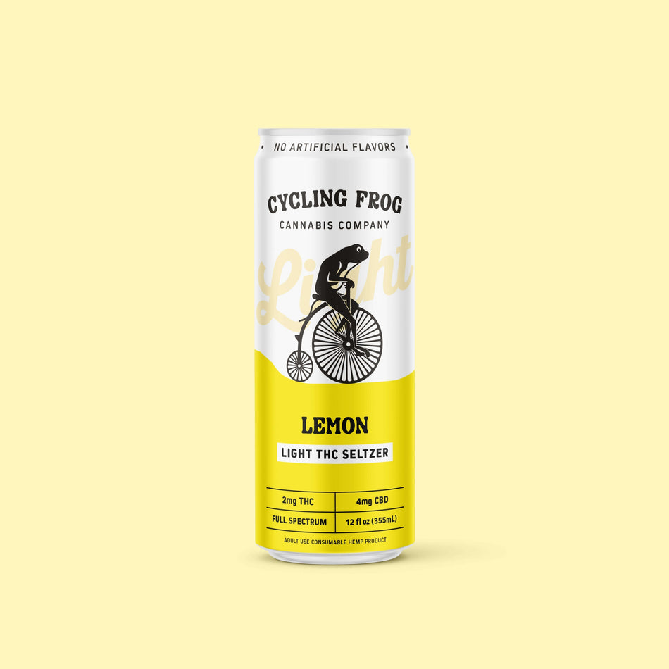 Cycling Frog Lemon THC Light Seltzer