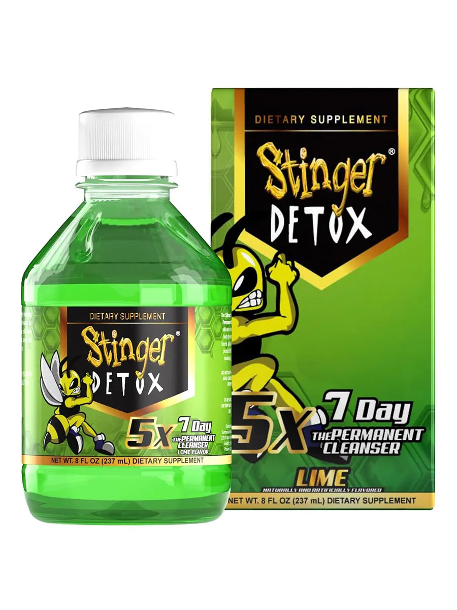 Lime Stinger Detox 5X 7-Day Extra Strength Permanent Drink 8 FL OZ