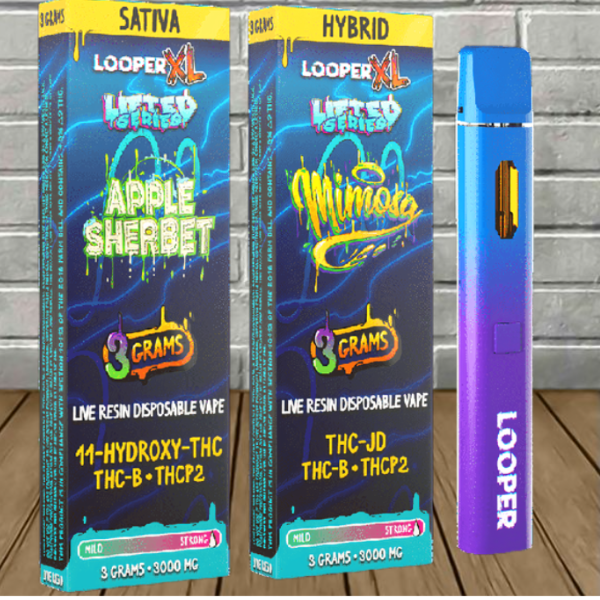 Looper XL Live Resin Lifted Series Disposable 3g Best Sales Price - Vape Pens