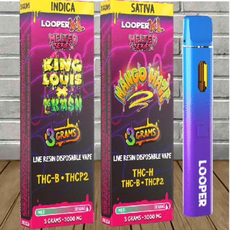Looper XL Live Resin Melted Series Disposable 3g Best Sales Price - Vape Pens