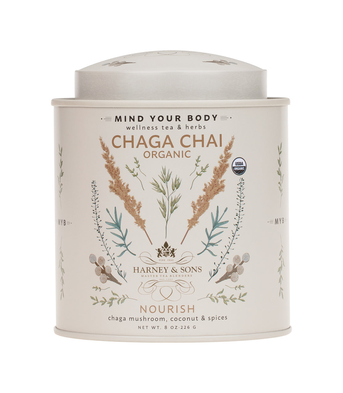 The Hemp Division Organic Chaga Chai - Nourish Wellness Blend Best Sales Price -