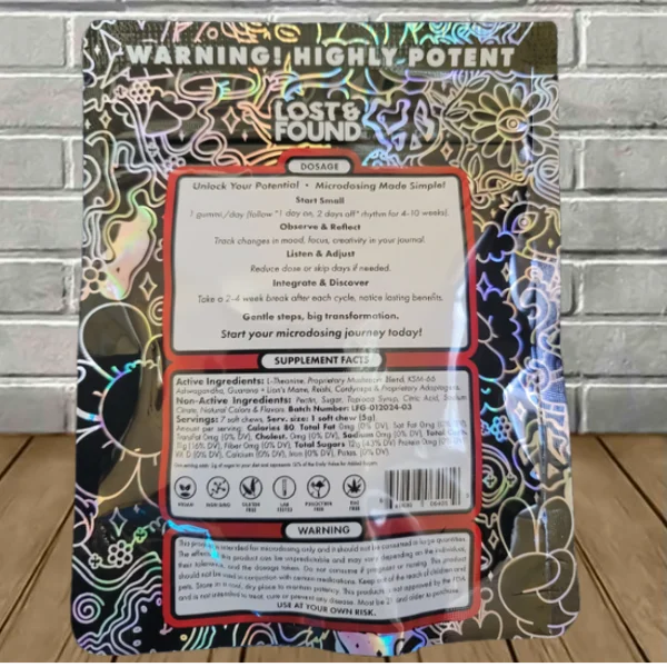 Lost & Found Microdose Gummies 7ct Best Sales Price - Gummies