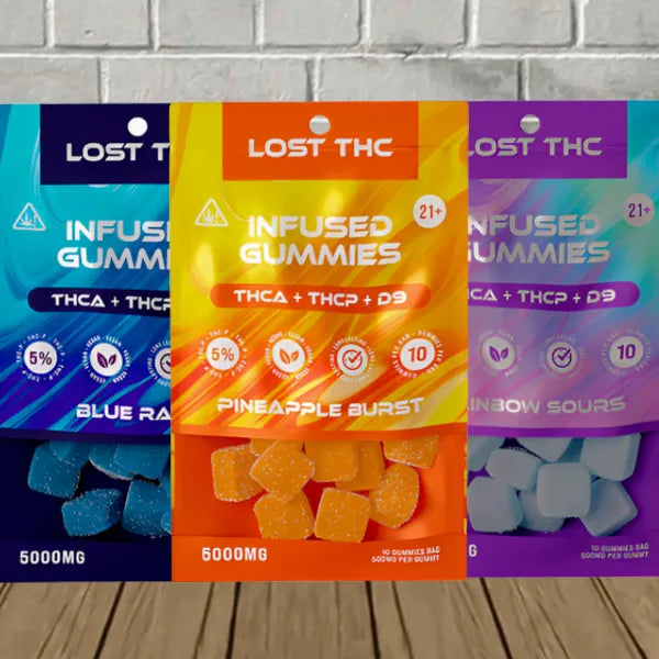 Lost THC Infused Gummies THCa | THCP | D9 5000mg