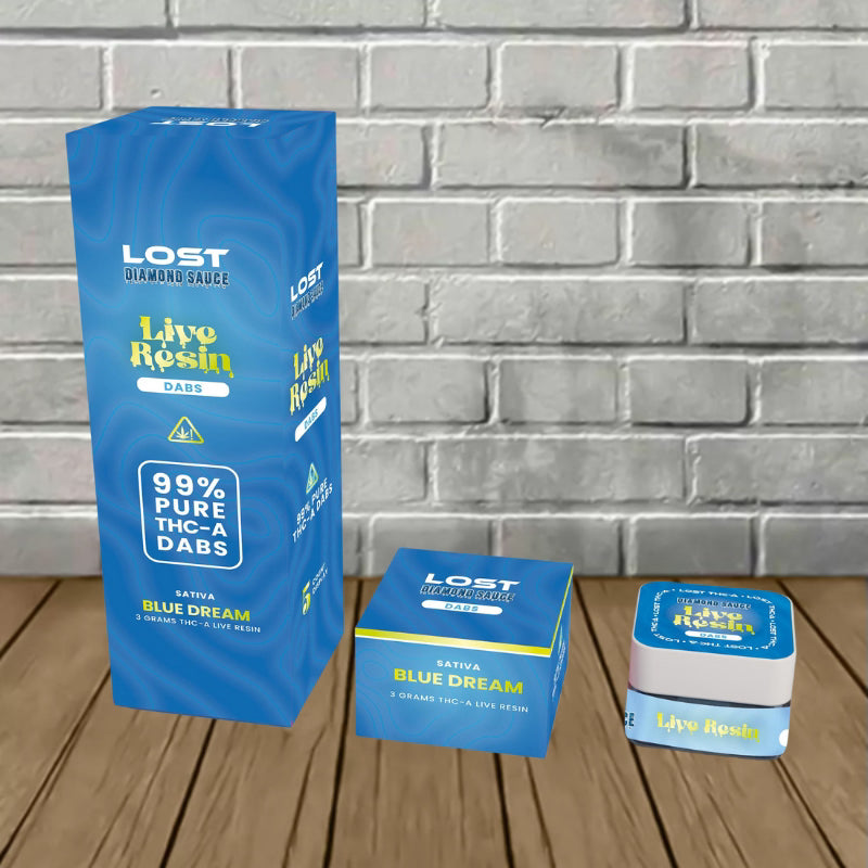 Lost THC – THCa Live Resin Dabs 3g