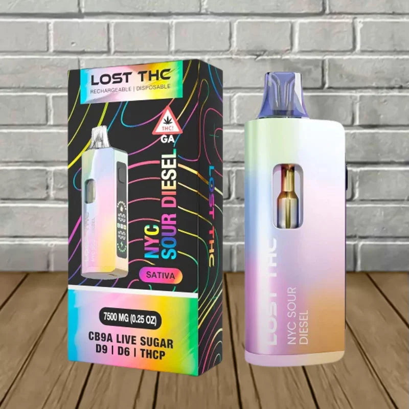 Lost THC CB9A Live Sugar Disposable V2 7.5g – Rainbow Edition