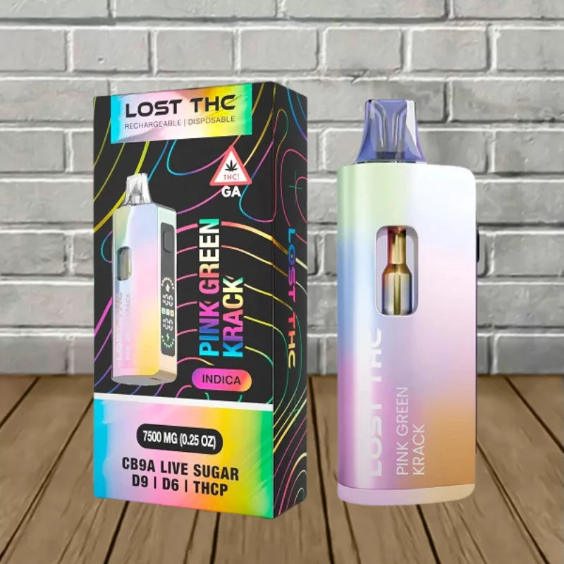 Lost THC CB9A Live Sugar Disposable V2 7.5g – Rainbow Edition