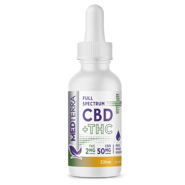 Medterra - Delta 9 Tincture True Full Spectrum Delta-9 THC Citrus Drops 750MG 3000MG Best Sales Price - CBD