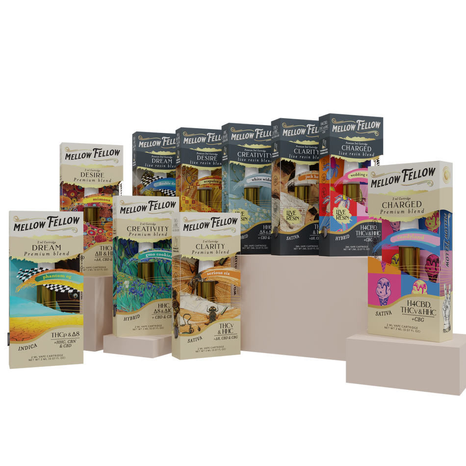 Mellow Fellow Custom Blends Bundle - 2ml Cartridges Best Sales Price - Bundles