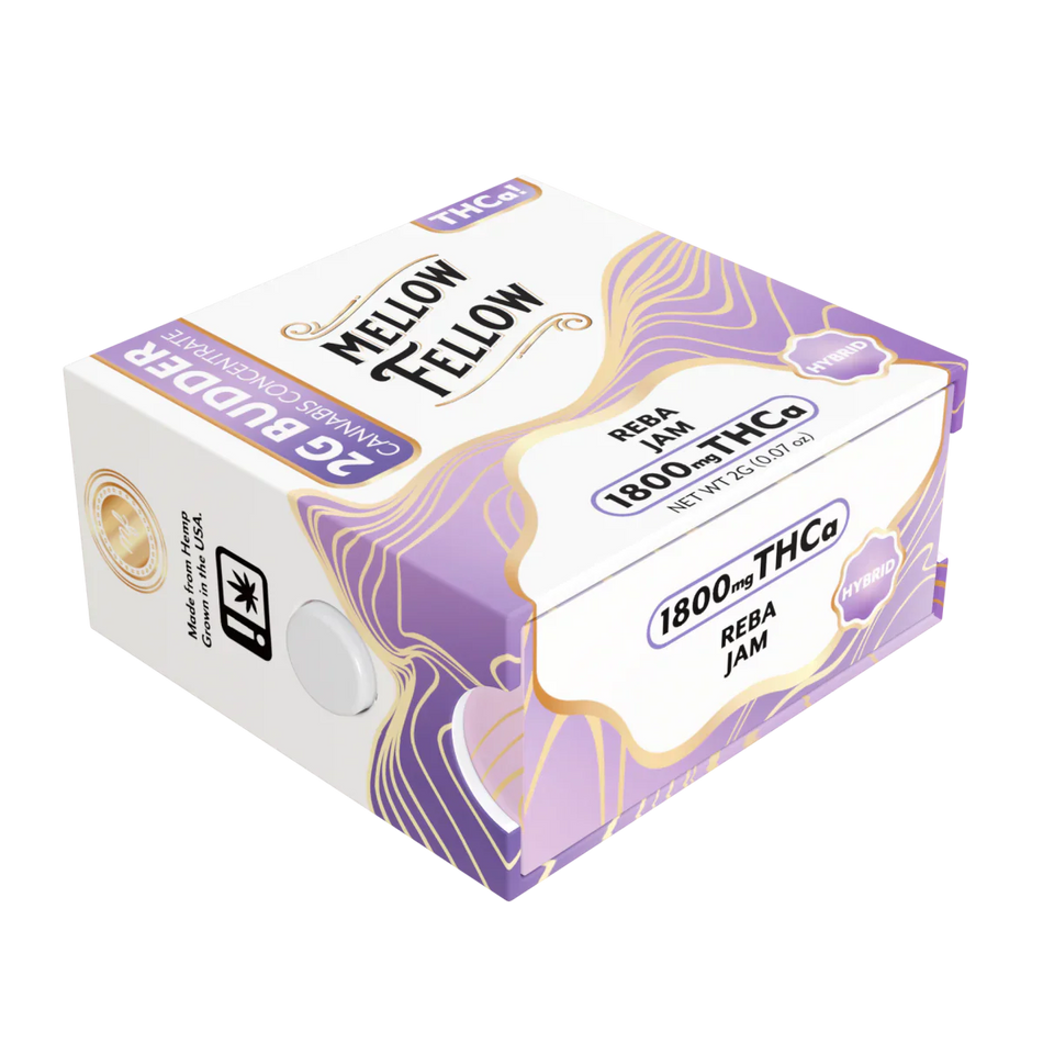 Mellow Fellow THCa 2g Budder Jar - Reba Jam (Hybrid)