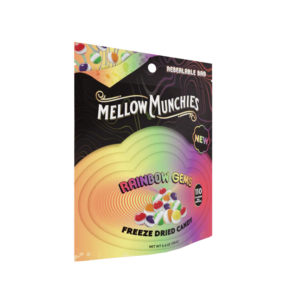 Mellow Fellow Rainbow Gems Freeze Dried Candy