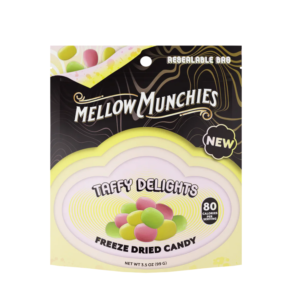 Mellow Fellow Taffy Delights Freeze Dried Candy