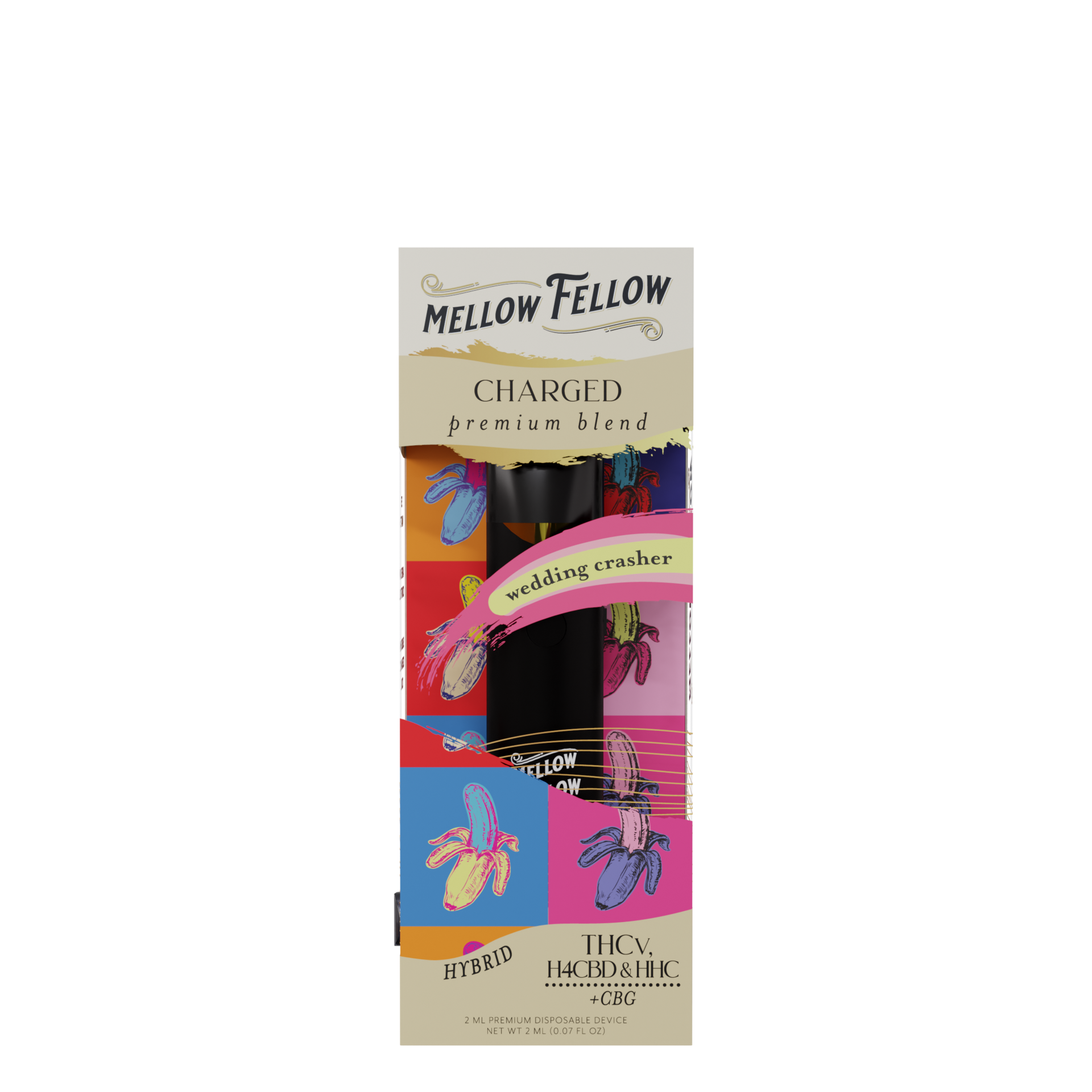 Mellow Fellow Charged (Wedding Crasher) & Dream (Sunset Sherbet) 2ml Disposable Vape Day/Night Bundle Best Sales Price - Bundles