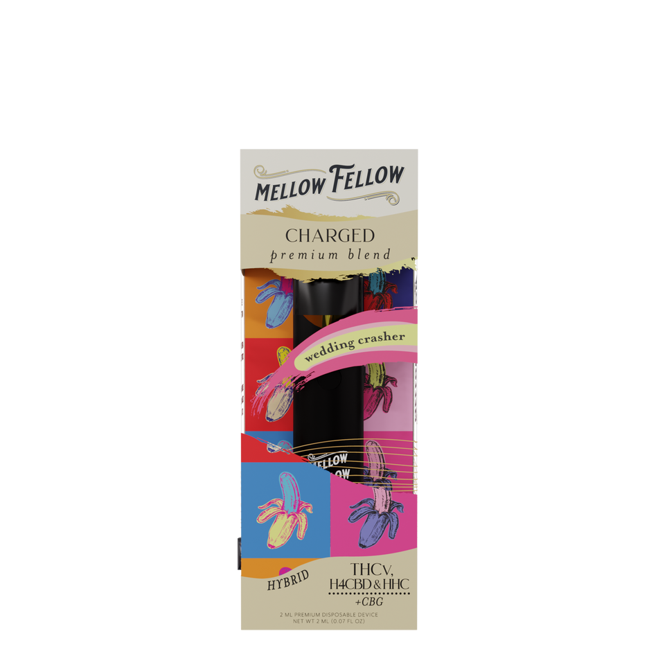 Mellow Fellow Charged (Wedding Crasher) & Dream (Sunset Sherbet) 2ml Disposable Vape Day/Night Bundle Best Sales Price - Bundles