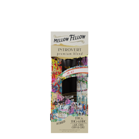 Mellow Fellow Creativity (Golden Goat) & Introvert (AK-47) 2ml Disposable Vape Day/Night Bundle Best Sales Price - Bundles