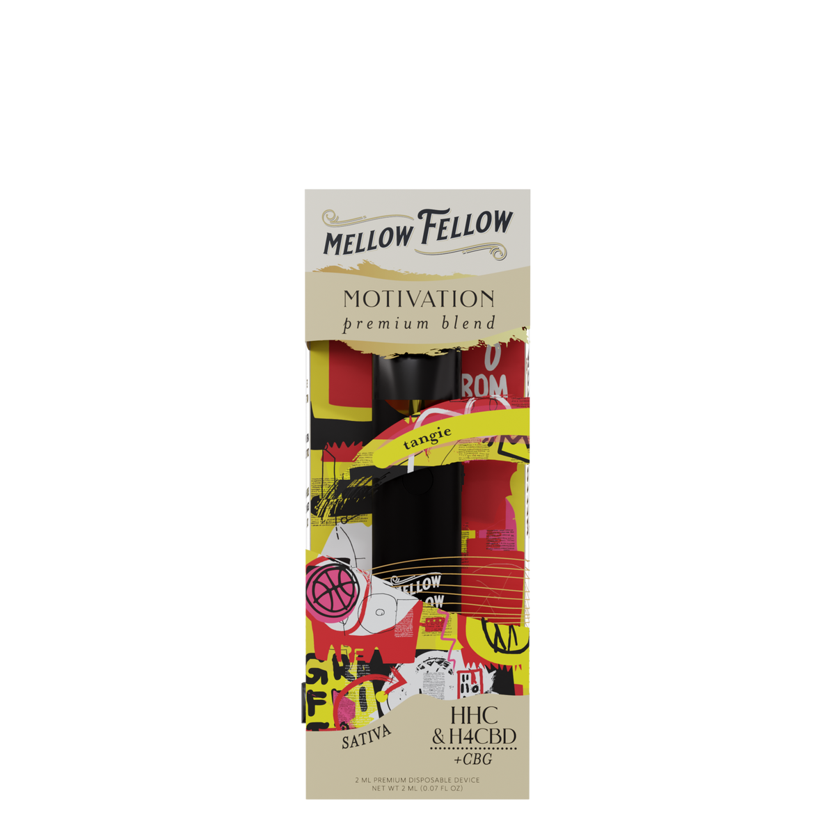 Mellow Fellow Motivation (Tangie) & Tranquility (White Buffalo) 2ml Disposable Vape Day/Night Bundle Best Sales Price - Bundles
