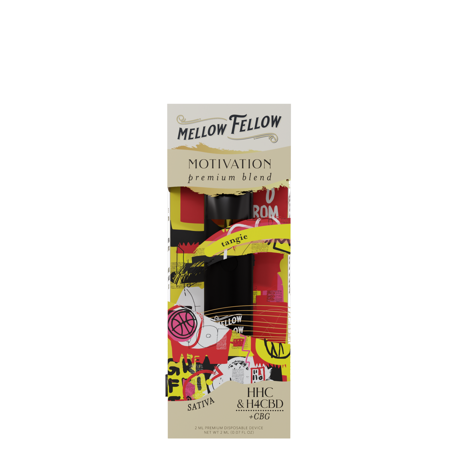 Mellow Fellow Motivation (Tangie) & Tranquility (White Buffalo) 2ml Disposable Vape Day/Night Bundle Best Sales Price - Bundles