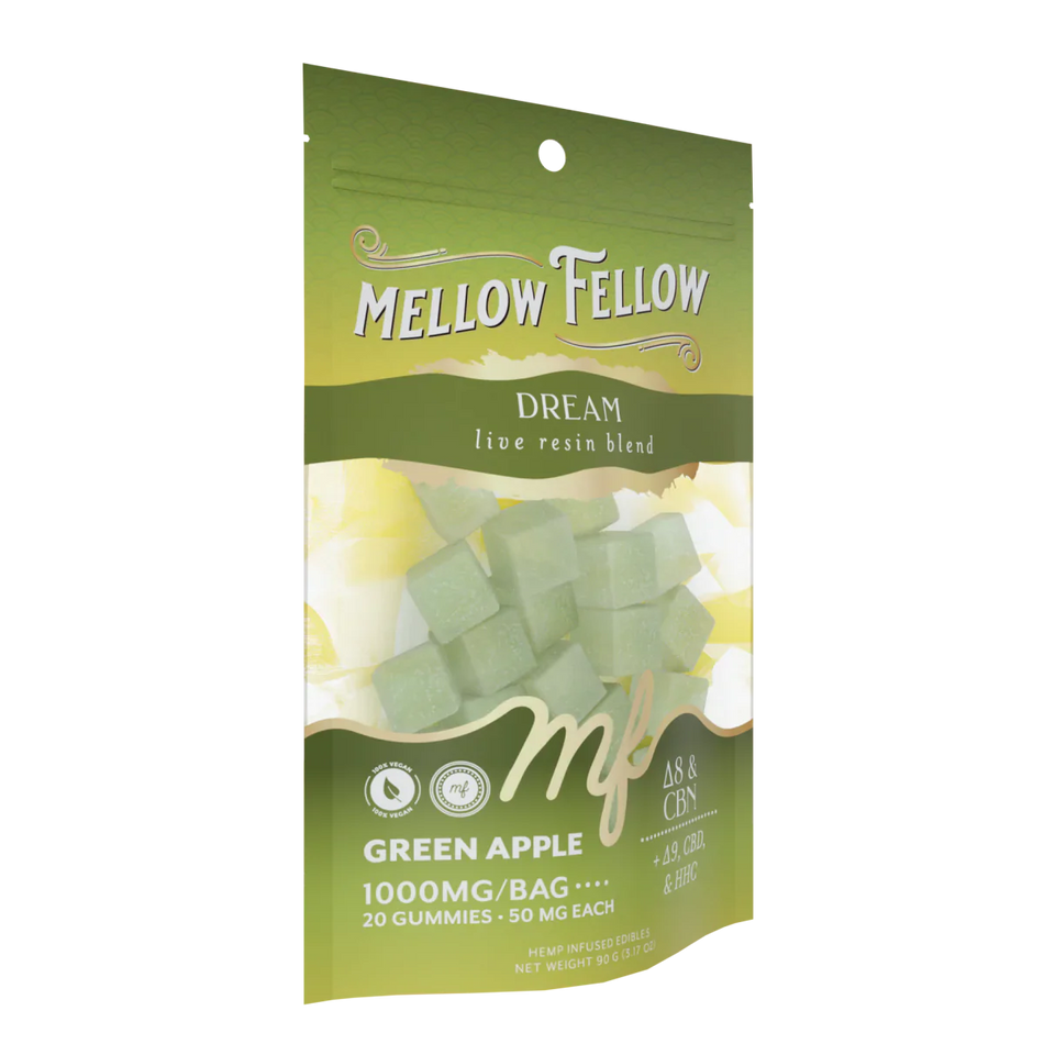 Dream Blend - Live Resin M-Fusions Edibles - Green Apple 1000mg