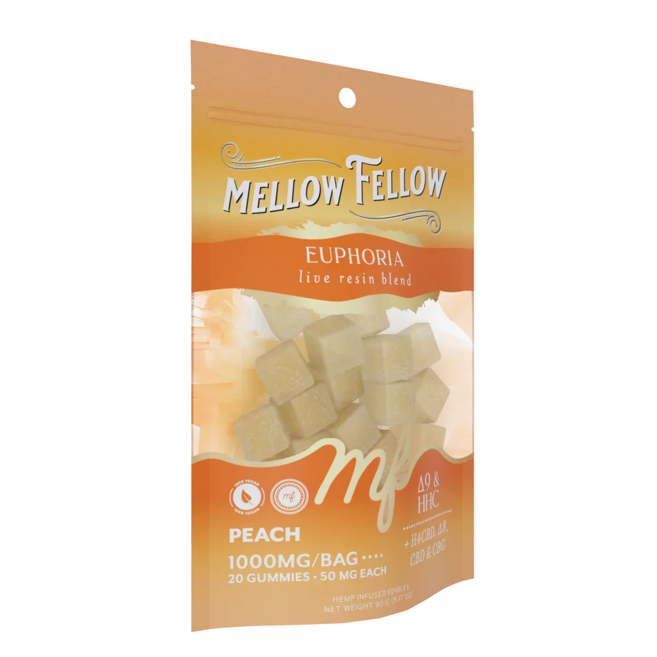 Euphoria Blend - Live Resin M-Fusions Edibles - Peach 1000mg