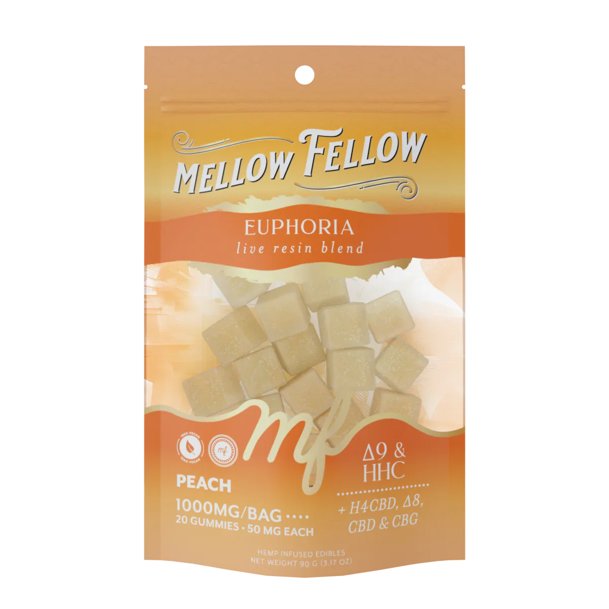 Euphoria Blend - Live Resin M-Fusions Edibles - Peach 1000mg