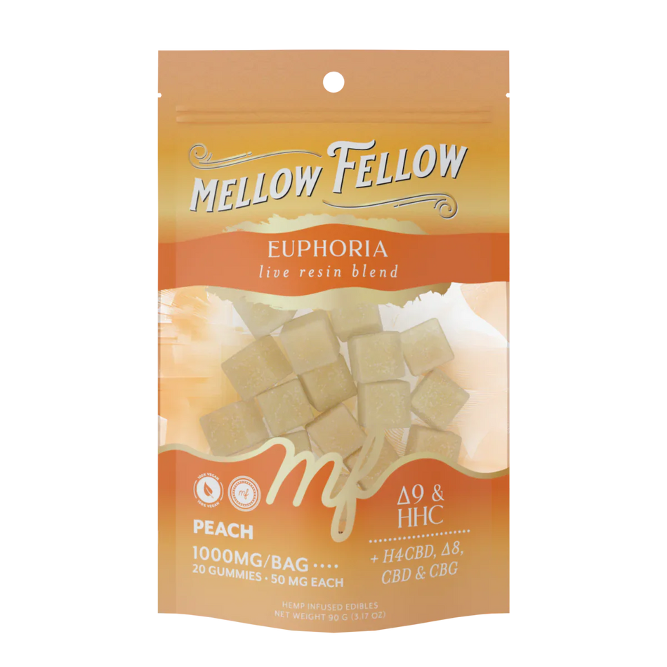 Euphoria Blend - Live Resin M-Fusions Edibles - Peach 1000mg