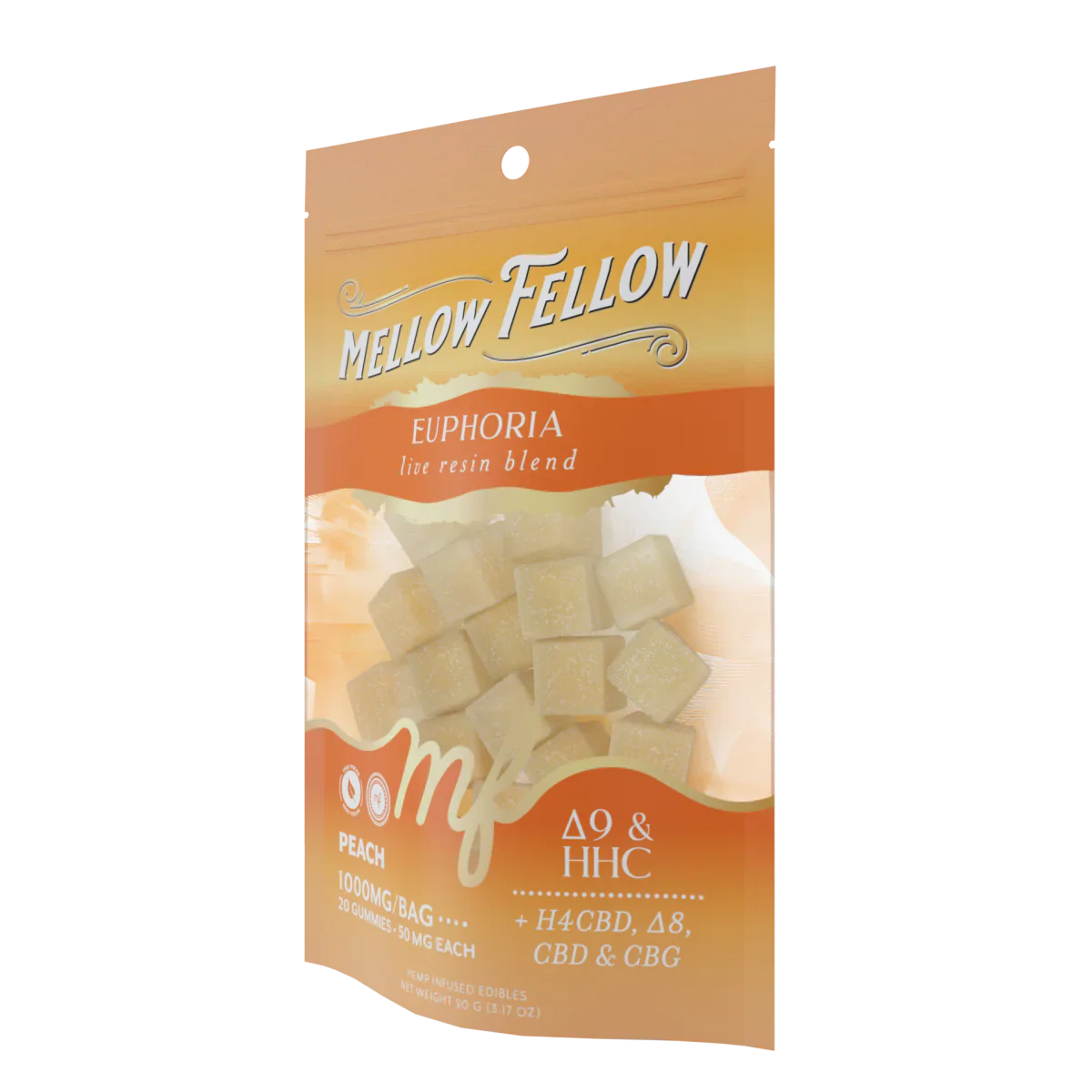 Euphoria Blend - Live Resin M-Fusions Edibles - Peach 1000mg