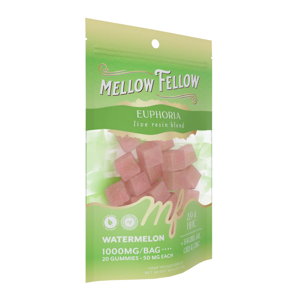 Euphoria Blend - Live Resin M-Fusions Edibles - Watermelon 1000mg
