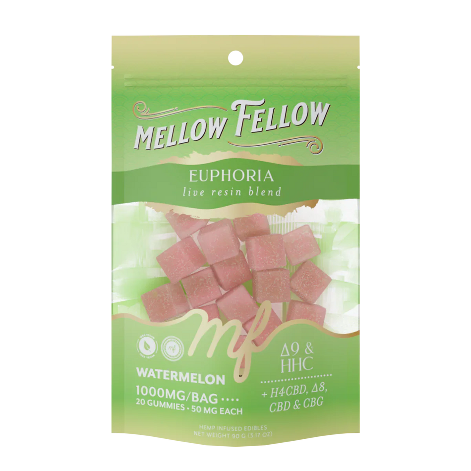 Euphoria Blend - Live Resin M-Fusions Edibles - Watermelon 1000mg