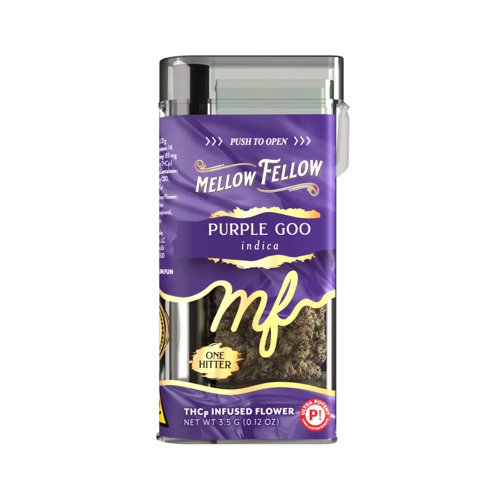 THCp 3.5g Infused Flower + One Hitter - Purple Goo (Indica)