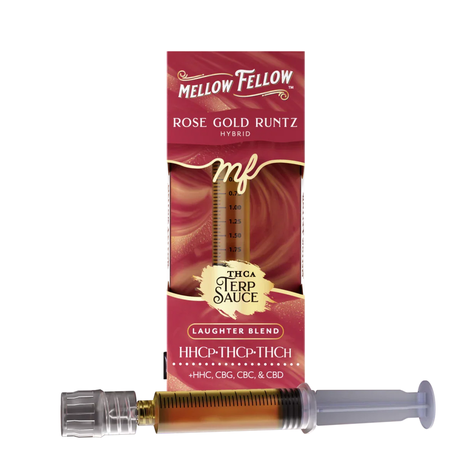 Laughter Blend - Terp Sauce 2ml Syringe - Rose Gold Runtz (Hybrid)