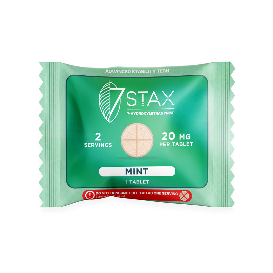 7Stax Premium 7-OH Kratom Alkaloid Tablets (20mg – 1 Count)