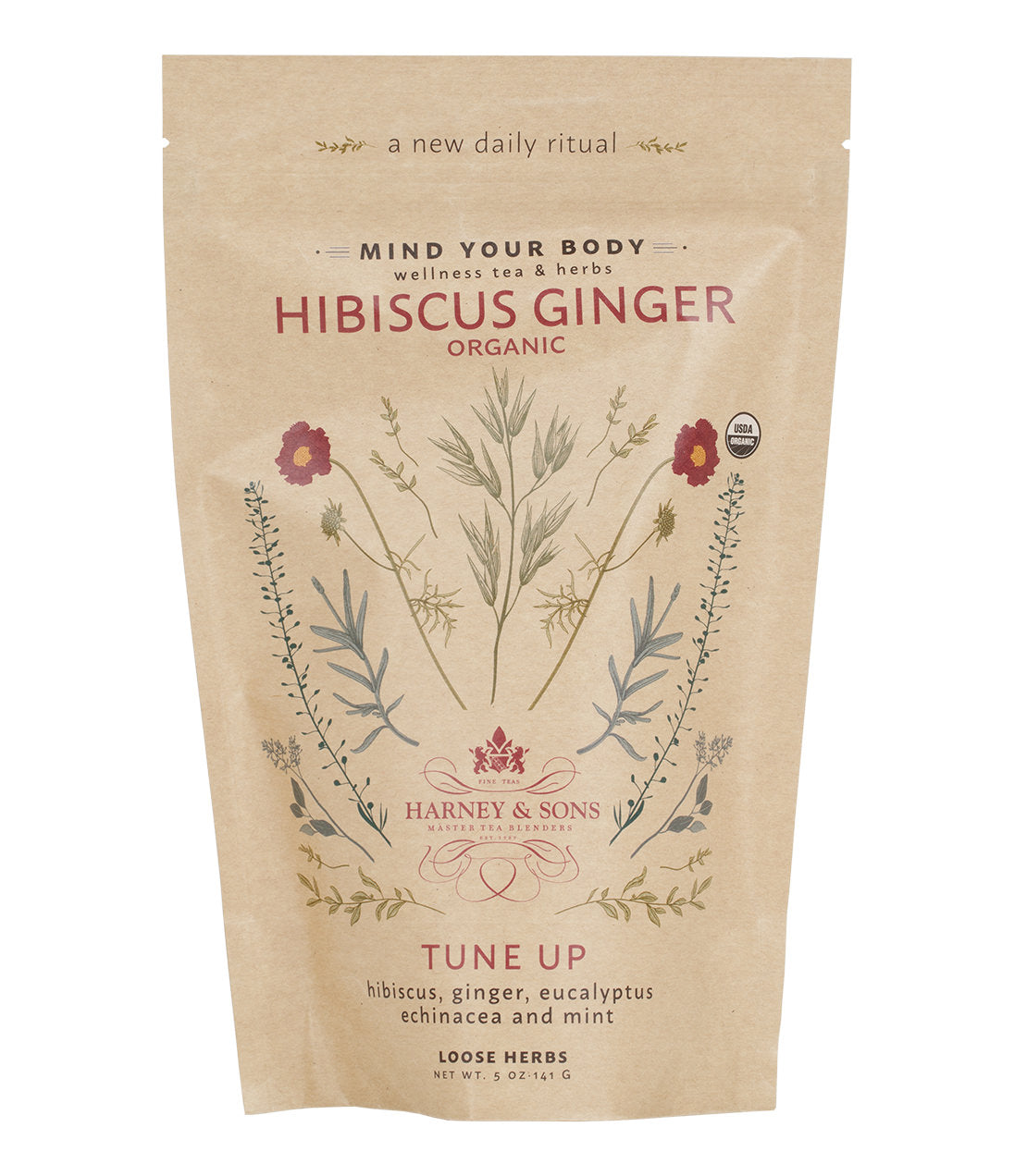 The Hemp Division Organic Hibiscus Ginger - Tune Up Best Sales Price -