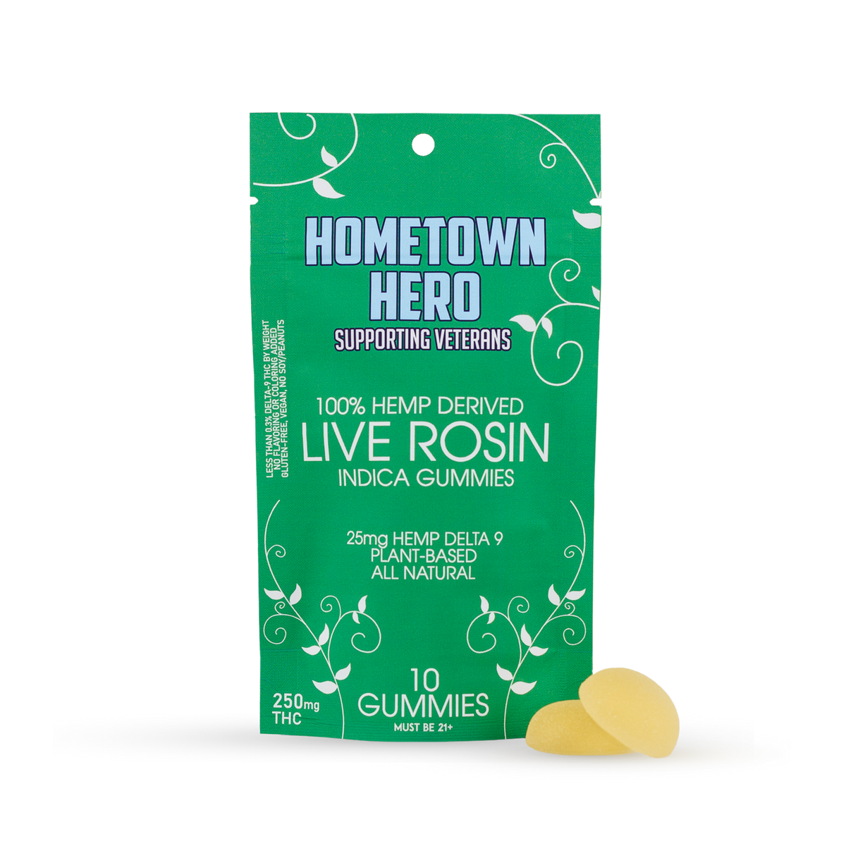 Hometown Hero Delta-9 THC Live Rosin Gummies Best Sales Price - Gummies