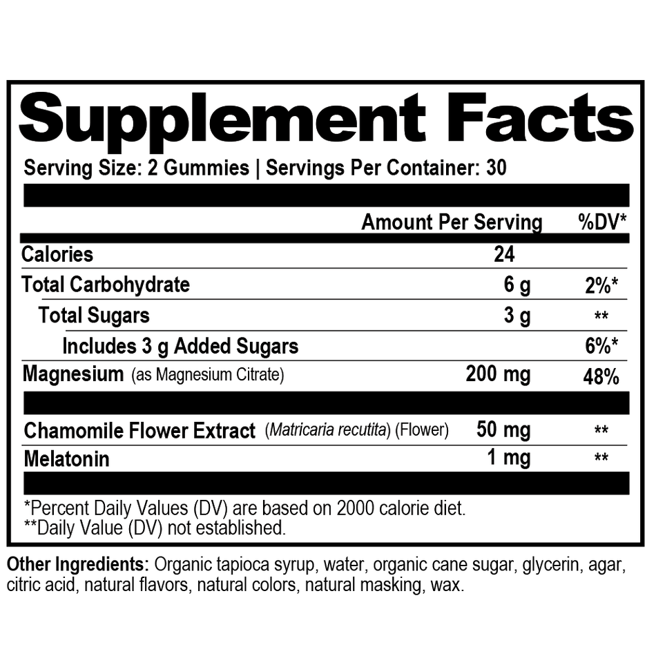 Sleep Magnesium Gummies (60ct)