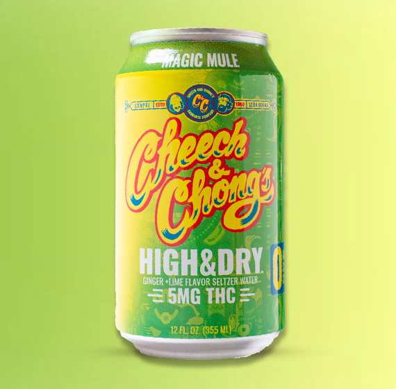 Cheech & Chong’s Magic Mule High & Dry Thc Infused Seltzer Water (6 packs)