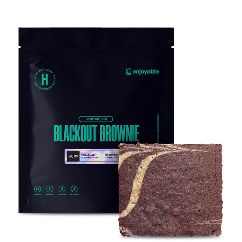 Enjoyable - Blackout Brownie - Delta-8 THC - 1000MG