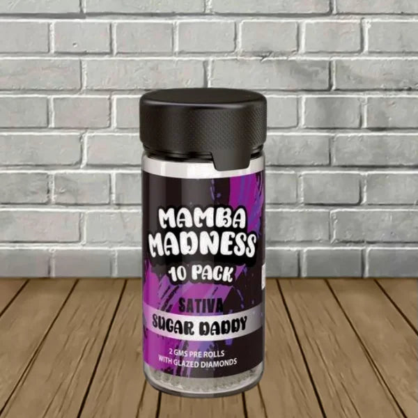 Mamba Madness Diamond Glazed Pre-Roll Jar 10ct