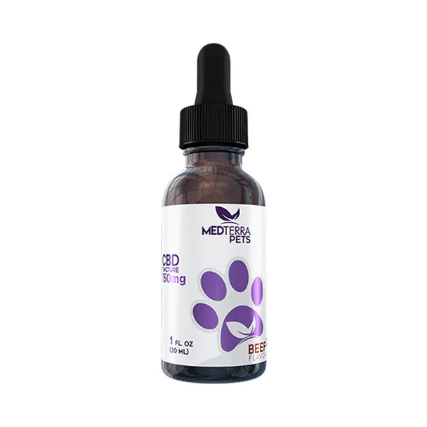 Medterra - CBD Pet Tincture - Beef - 150mg-750mg Best Sales Price - Pet CBD