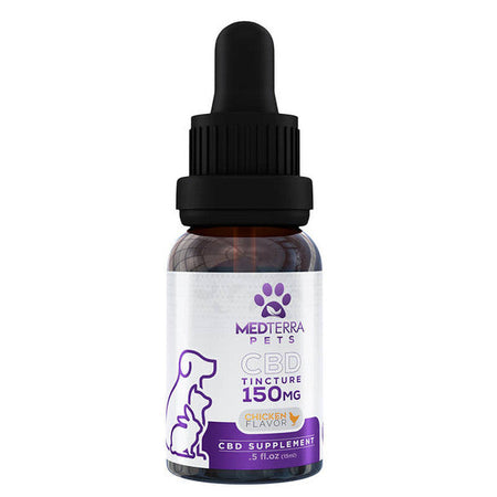 Medterra - CBD Pet Tincture - Chicken - 150mg-750mg Best Sales Price - Pet CBD