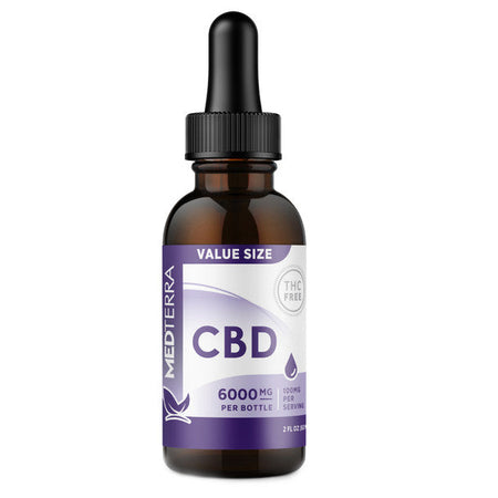 Medterra - CBD Tincture - Isolate Spectrum Drops - 6000mg Best Sales Price - Tincture Oil