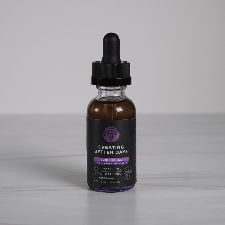 Melatonin + CBD + CBN Sublingual 600 MG Tinctures